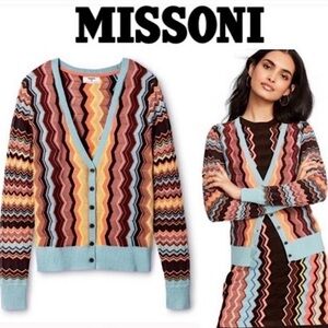 Missoni for Target 20th Anniversary Collection Chevron Cardigan Size S